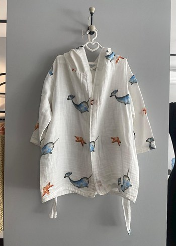 çocuk peştemal bornoz - Görsel 3