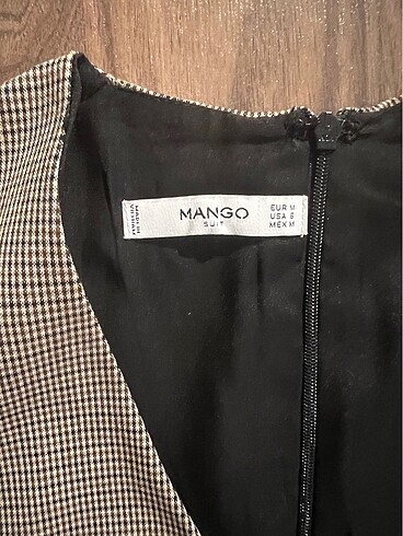 Mango Mango ekoseli elbise