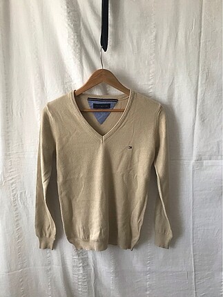 Tommy Hilfiger V yaka Vintage Kazak