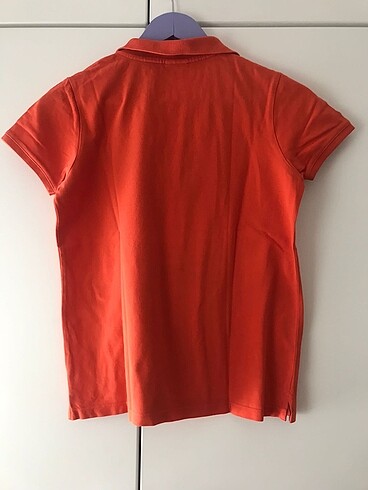 11-12 Yaş Beden Koyu turuncu polo tshirt