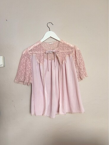 Pembe babydoll gömlek lolita
