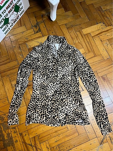 H&M studio leoplar gömlek
