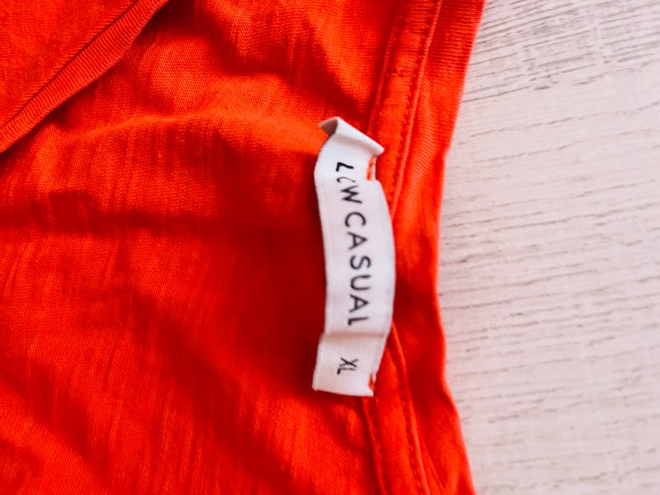 Turuncu Kısa Kollu kadın tişört - Görsel 4