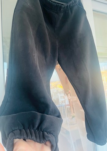 Siyah Rahat Kesim Eşofman Altı - Görsel 2