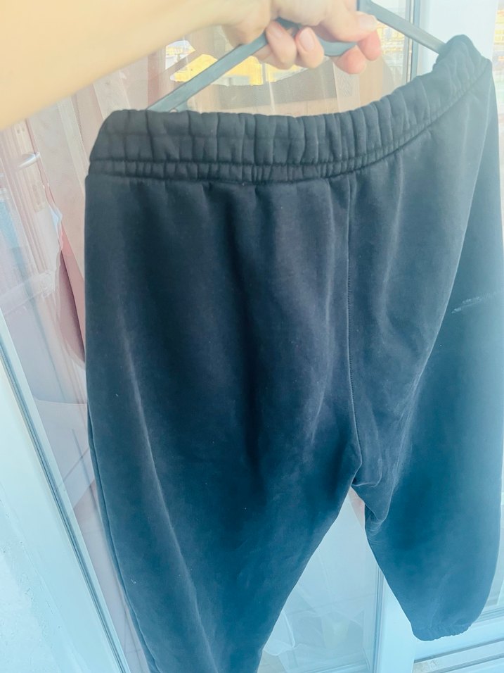 Siyah Rahat Kesim Eşofman Altı - Görsel 4