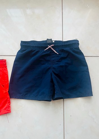 Kırmızı Mini Erkek Şort Mayo - Görsel 2