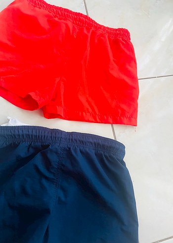 Kırmızı Mini Erkek Şort Mayo - Görsel 5