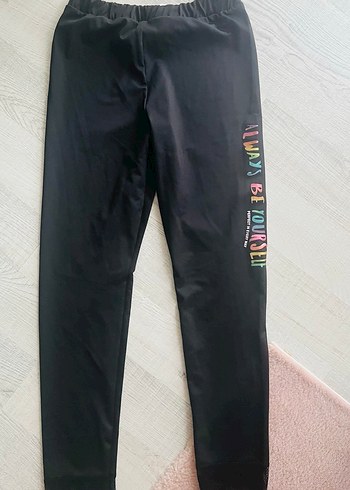 Renkli Baskılı Çocuk Tayt - Görsel 2