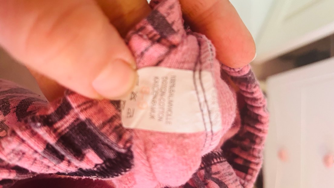 Renkli, bol kesim kız çocuk pijama - Görsel 4