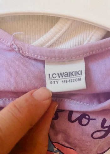 Mor Baskılı Uzun Kollu Kız Tişörtü - Görsel 4