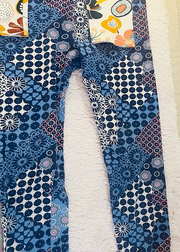 Renkli Desenli Kız Taytları - Bohem Stil - Görsel 5