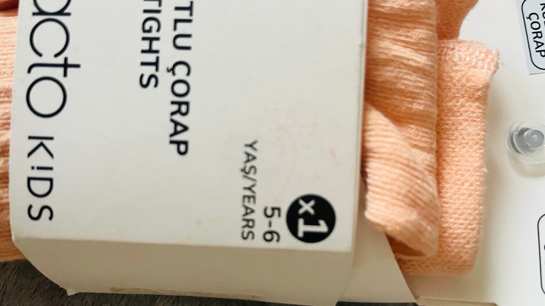 Kız çocuk külotlu çorap - Görsel 2