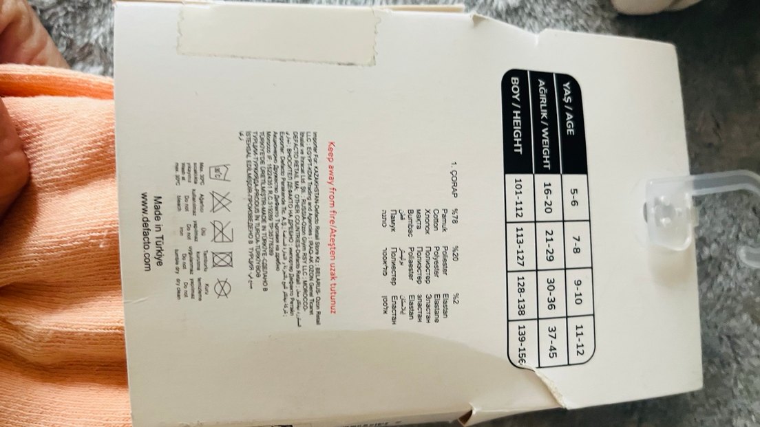 Kız çocuk külotlu çorap - Görsel 3