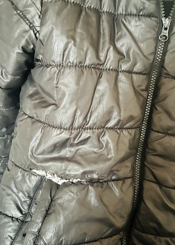 Siyah Fermuarlı erkek çocuk Mont - Görsel 2