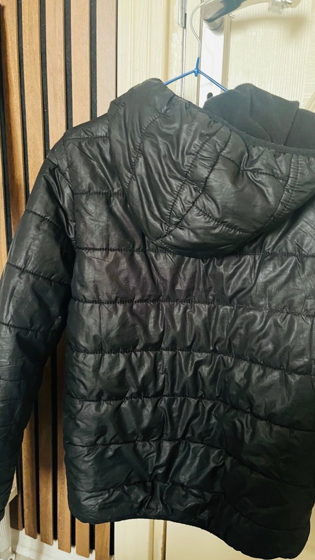 Siyah Fermuarlı erkek çocuk Mont - Görsel 4