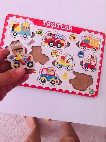 Diğer Ahşap taşıt puzzle