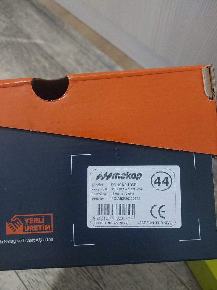 mekap iş ayakkabisi 44 numara - Görsel 4