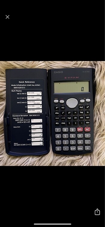 Casio fx-82MS fonksiyonlu hesap makinesi