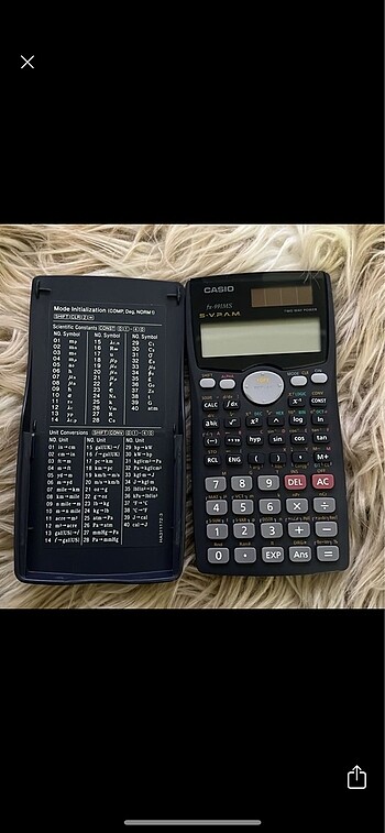 Casio fx-991MS fonksiyonlu hesap makinesi