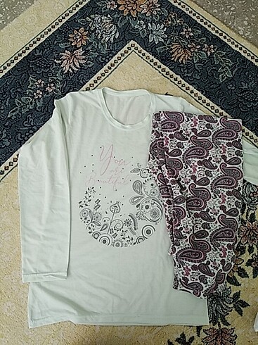 Uzun kollu pijama takimi