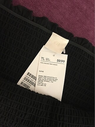 xs Beden siyah Renk H&M üst