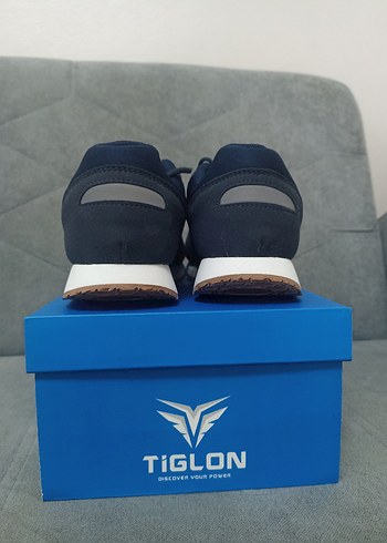 42 Beden Tiglon Lacivert Erkek Spor Ayakkabı