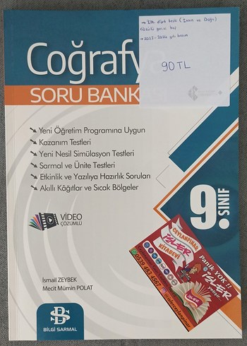 Bilgisarmal 9. Sınıf Coğrafya Soru Bankası