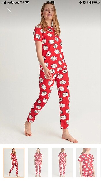 Kısa Kol Pijama Takımı