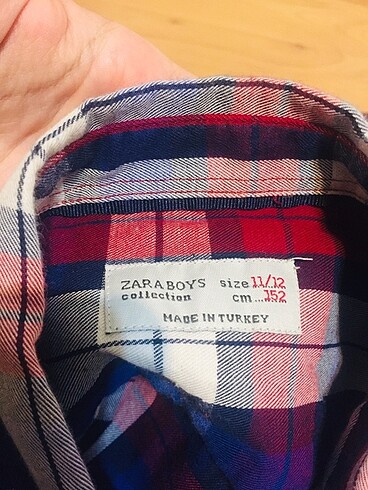 Zara erkek çocuk gömlek