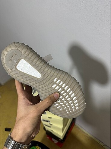 39 Beden gri Renk Adidas Yeezy Boost 350 V2 Premium İthal
