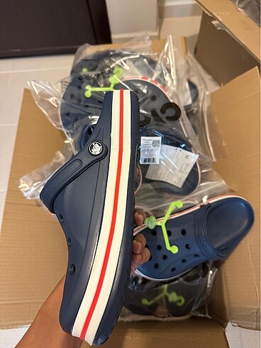 45 Beden lacivert Renk Crocs İthal Terlik