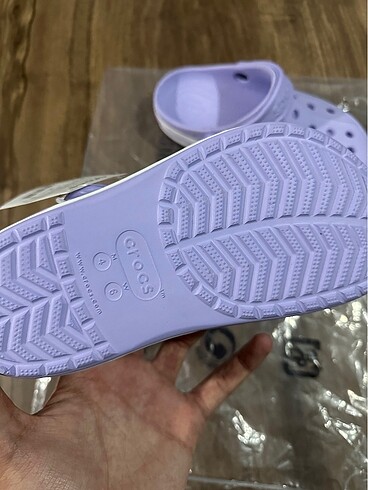 37 Beden mor Renk Crocs Bayaband Lila İthal