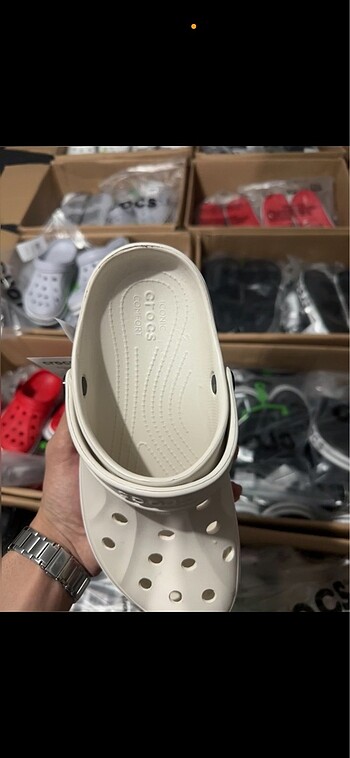 Crocs Crocs Bayaband Bej İthal