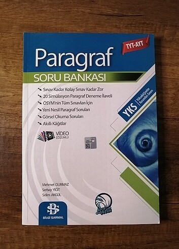 TYT AYT Paragraf Soru Bankası Bilgi Sarmal Yayınları