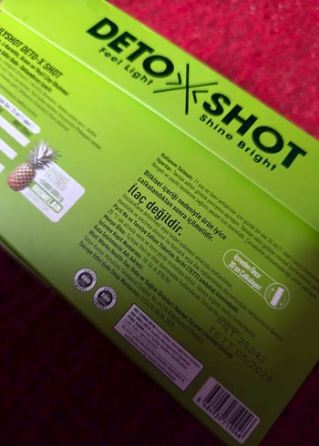 Şekersiz DETOXSHOT Sağlık Takviyesi - Görsel 2
