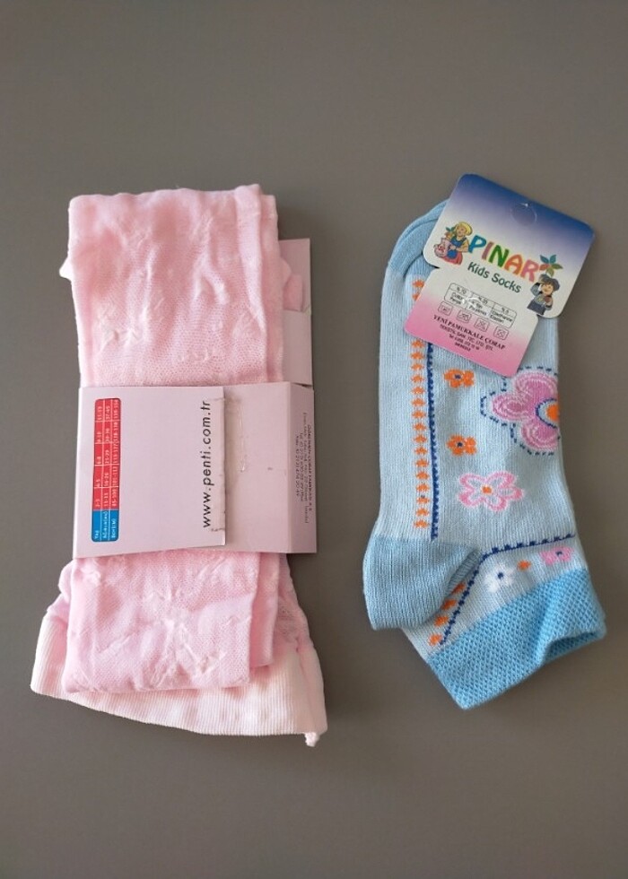 Penti külotlu çocuk çorabı  - Görsel 2