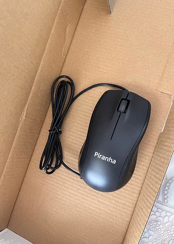 Pirana Siyah Kablolu Klavye Mause - Görsel 6