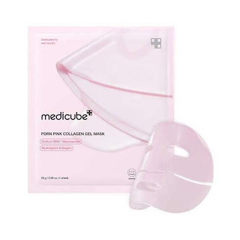 Medicube pdrn pembe kolajen maske