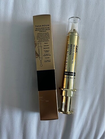 24K GOLD ŞIRINGA RETİNOL GÖZ KREMİ - Görsel 2