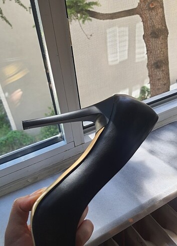 38 Beden siyah Renk Kadin siyah stiletto