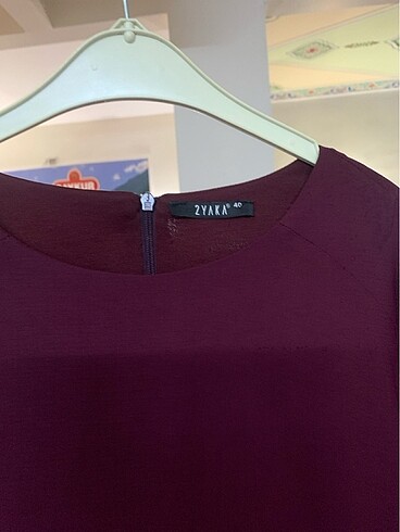 40 Beden bordo Renk Elbise