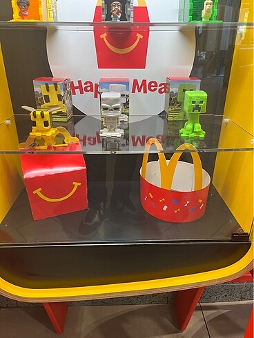 Minecraft 3lü Figür Mcdonals