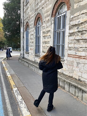 Mavi Jeans Şişme uzun mont