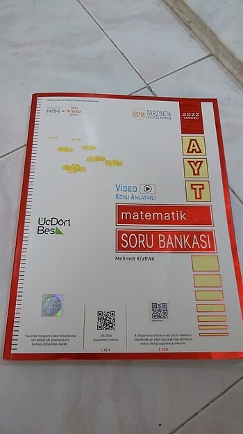 345 AYT MATEMATİK SORU BANKASI 2022 YENİ BASIM