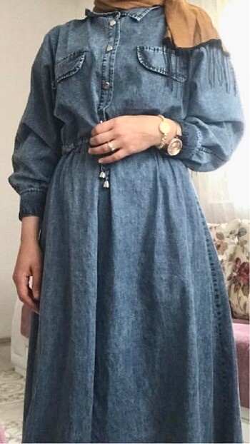 Diğer Kot uzun elbise / tesettür/ modaselvim