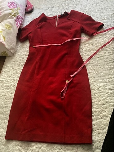 s Beden kırmızı Renk ADL elbise