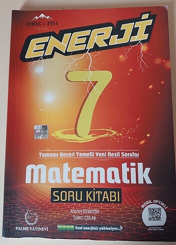 PALME YAYINEVİ 7.SINIF MATEMATİK KİTABI 