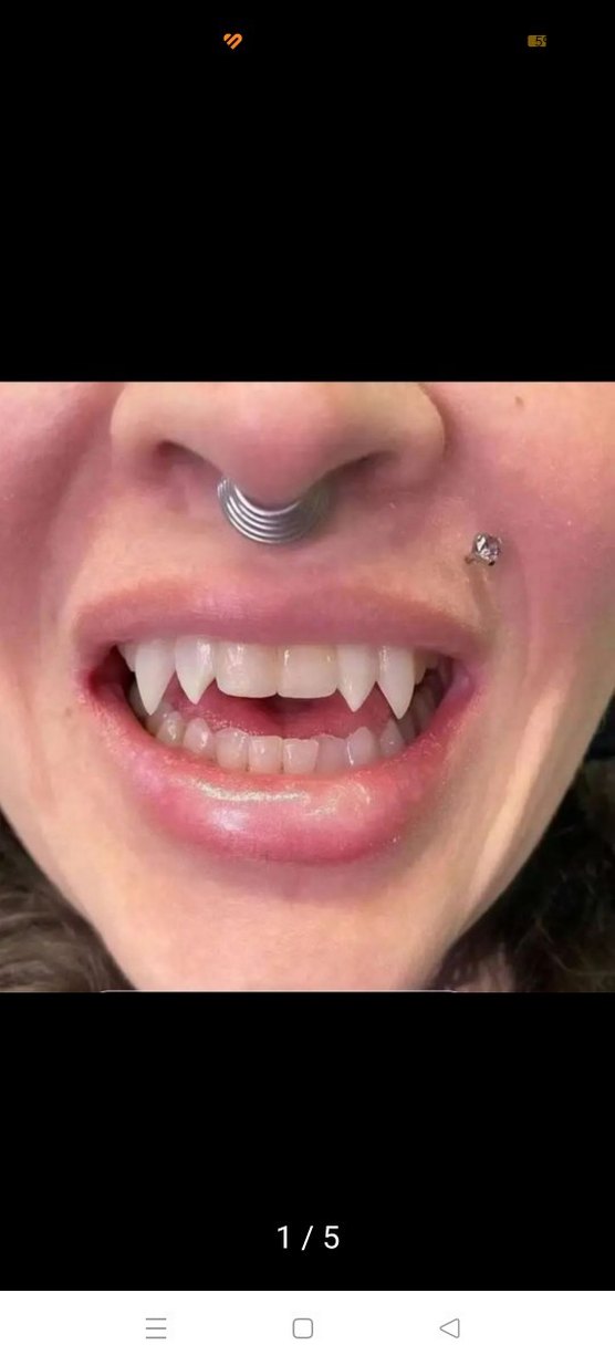 Vampir diş 1 çift - Görsel 2