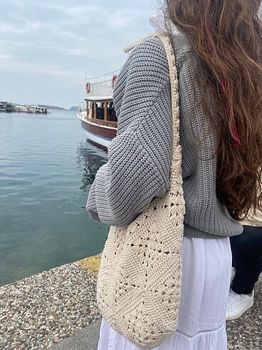 Zara Örgü çanta