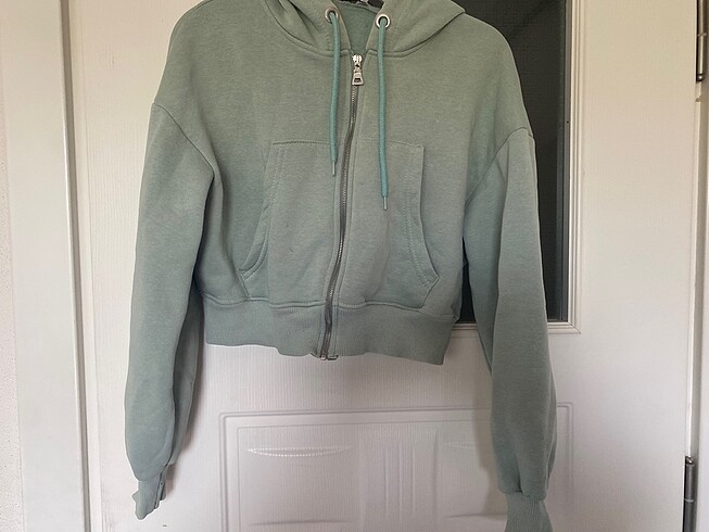Crop ceket